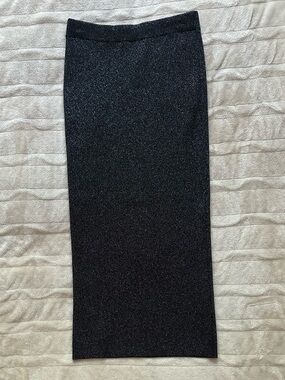 NWT (Never worn) Club Monaco Black Sparkle Pencil Skirt